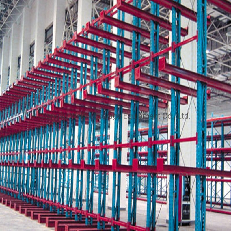 Estantería cantilever de alta resistencia para almacenamiento en almacén de mercancías irregulares