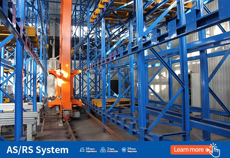 Sistema de almacenamiento automatizado ASRS