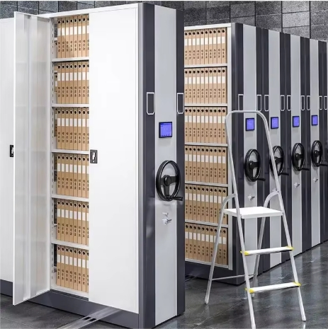 Nuevos archivadores de metal con sistema de extracción y empuje, gabinete de oficina, precios de bases, estanterías móviles compactas