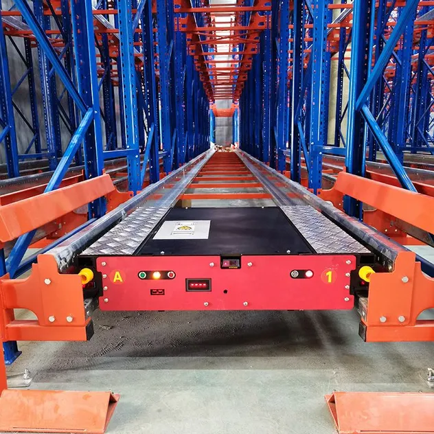 Unidad de estantería cantilever ajustable para almacenamiento industrial de tubos, caños y perfiles con acabado duradero en polvo