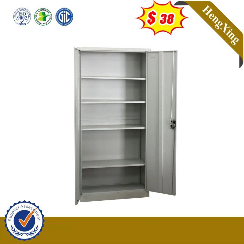 Biblioteca de libros laminada de metal con diseño europeo, modelo de puerta ajustable RoHS (HX-ST071)