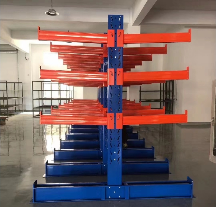 Fabricación de estantes de almacenamiento, estantería de alta resistencia, sistema de estantería cantilever de doble cara, estantes para estantería de almacén