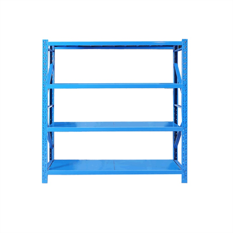 Almacenamiento de Logística personalizado almacén de servicio pesado ajustable selectivo VNA Doble Bastidor de pallet de acero azul de metal profundo