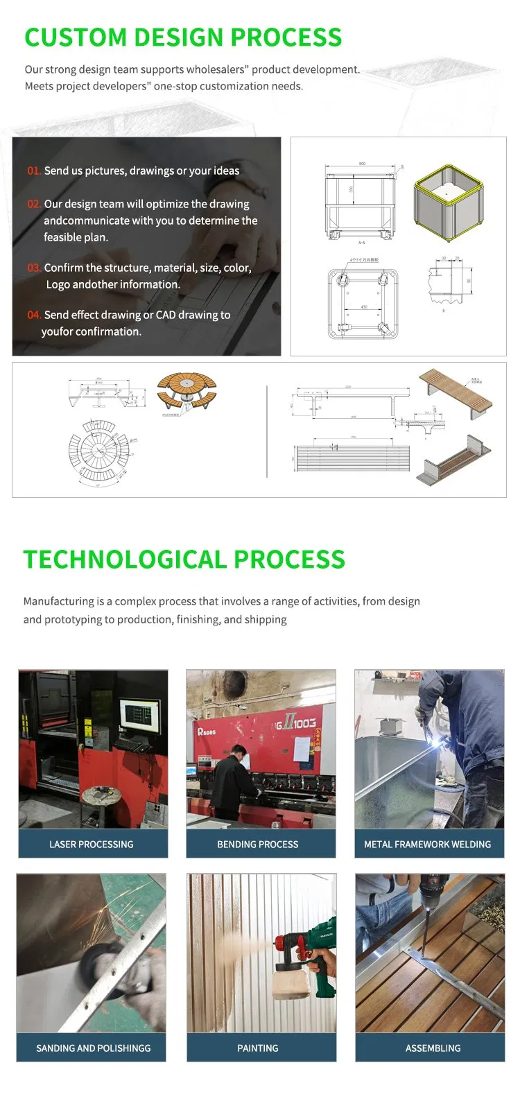 Bench Installation Example