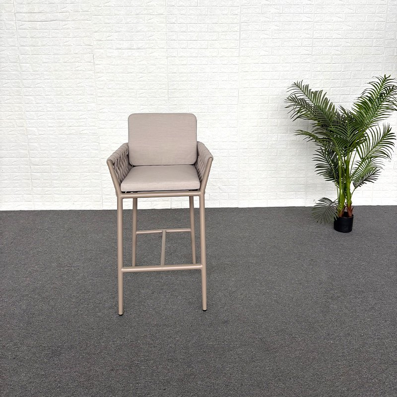 High End Luxury Garden Restaurant Bar Chair Outdoor Bar Stools