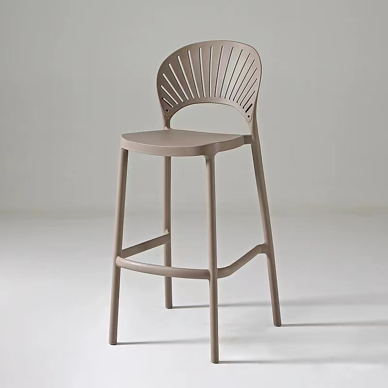 Modern Furniture Restaurant Coffee Shop Plastic Stacking Chairs Outdoor Stackable Bar Stool