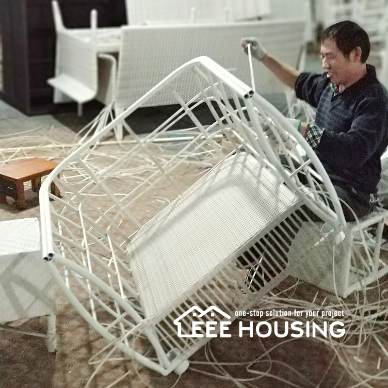 Factory Direct Supply Commercial Swimming Pool Side Outdoor Chaise Rattan Lounge Chair