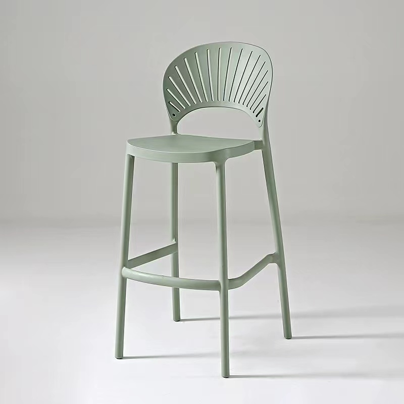 Modern Furniture Restaurant Coffee Shop Plastic Stacking Chairs Outdoor Stackable Bar Stool
