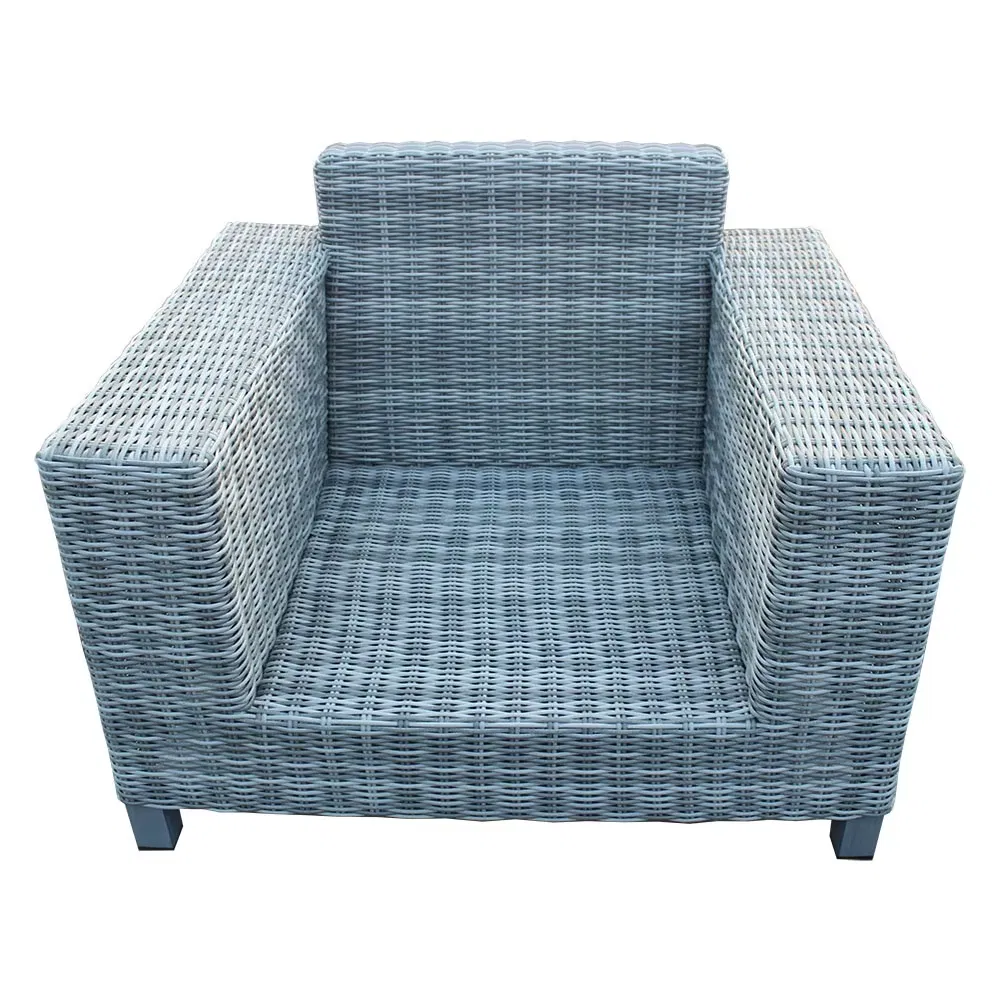 Modern Style 3 PCS Outdoor Rattan Sofa Set Garden Cane Wicker Furniture for Patio Backyard Set of 3