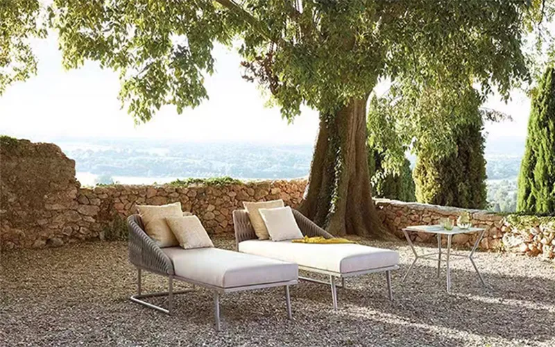 Outdoor Chair Set Detail