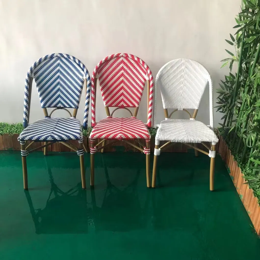 PE Rattan Chair Close-up