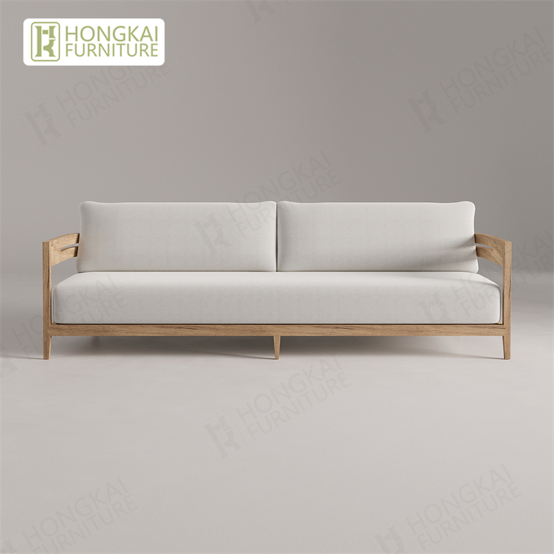 Wholesale Modern Style Teak Wood Sectional Sofa Outdoor Furniture Coffee Table for Patio Garden Furniture