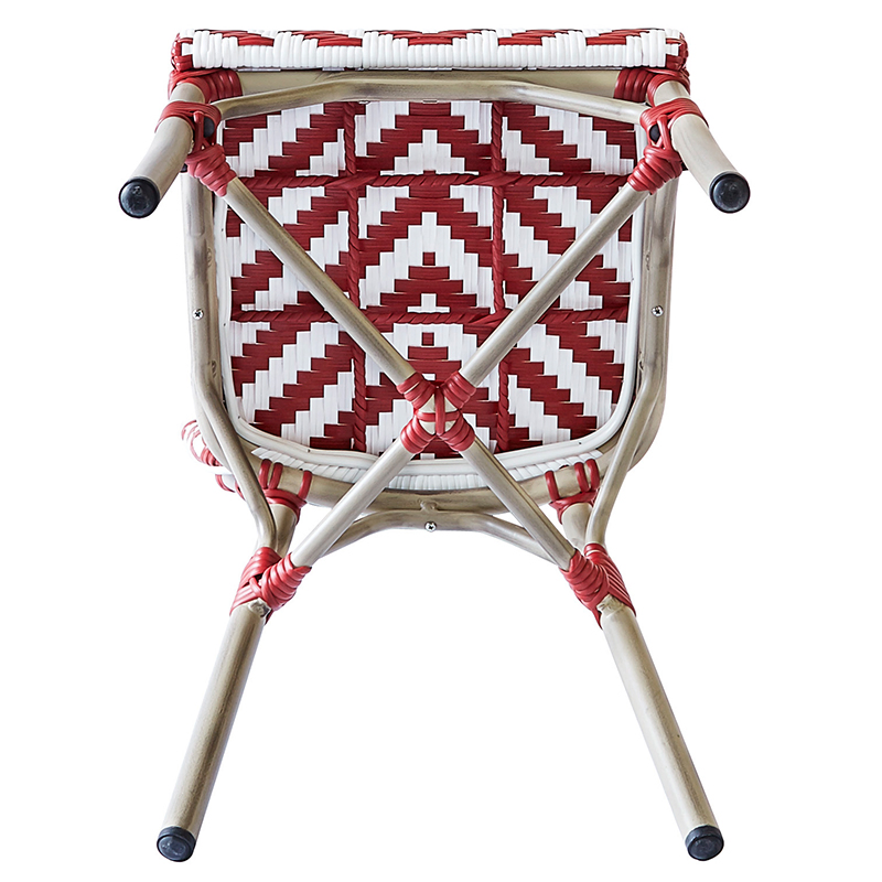 French Bistro Set in PE Rattan Frames for Indoor and Outdoor Use