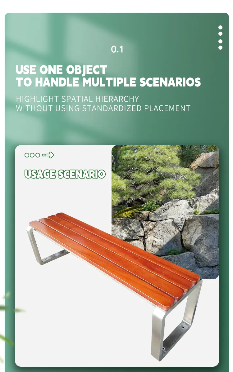 Outdoor Park Bench Seat 1