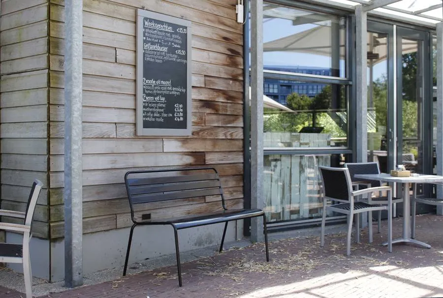 Modern Garden Bench Detail