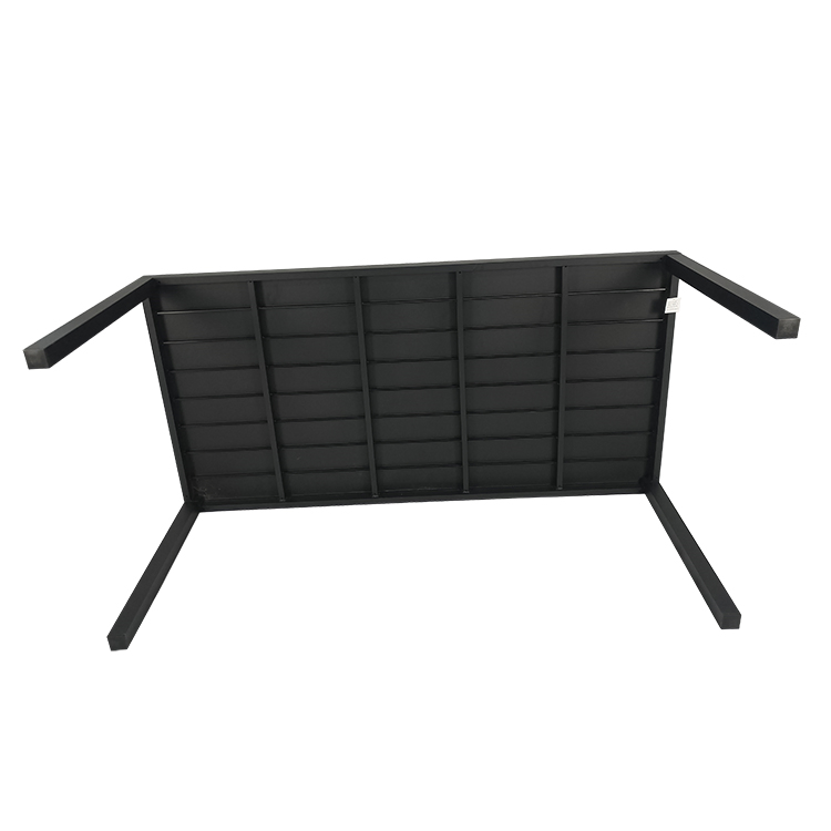 Leisure All-Weather Waterproof Aluminum Plastic Wood Outdoor Garden Furniture Patio Dining Set