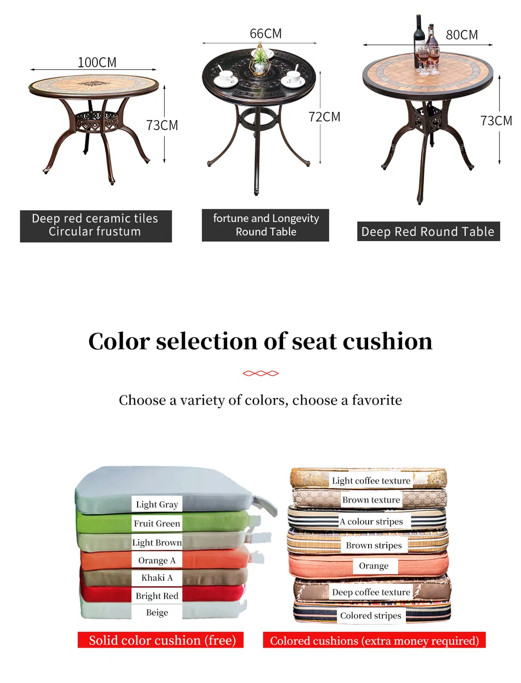 Outdoor Cast Aluminum Furniture