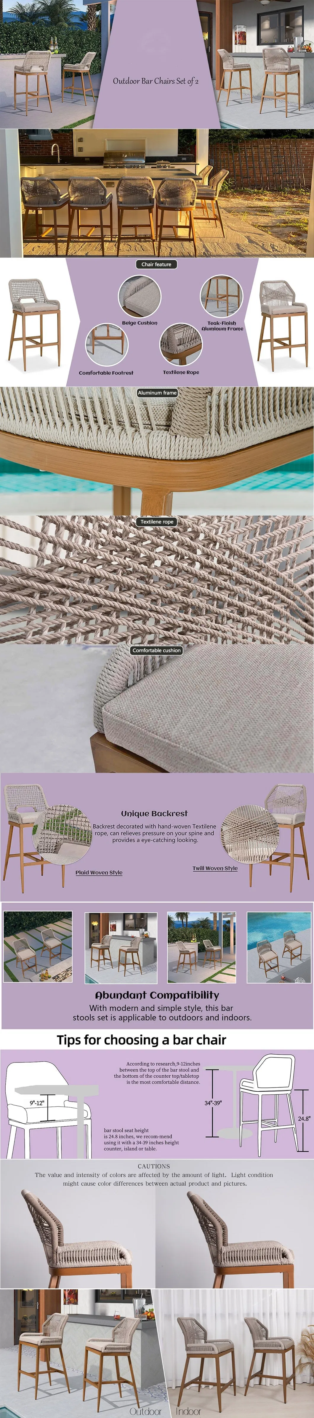 Outdoor Bar Stool Design