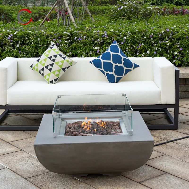 Outdoor Fire Pit Table View 3