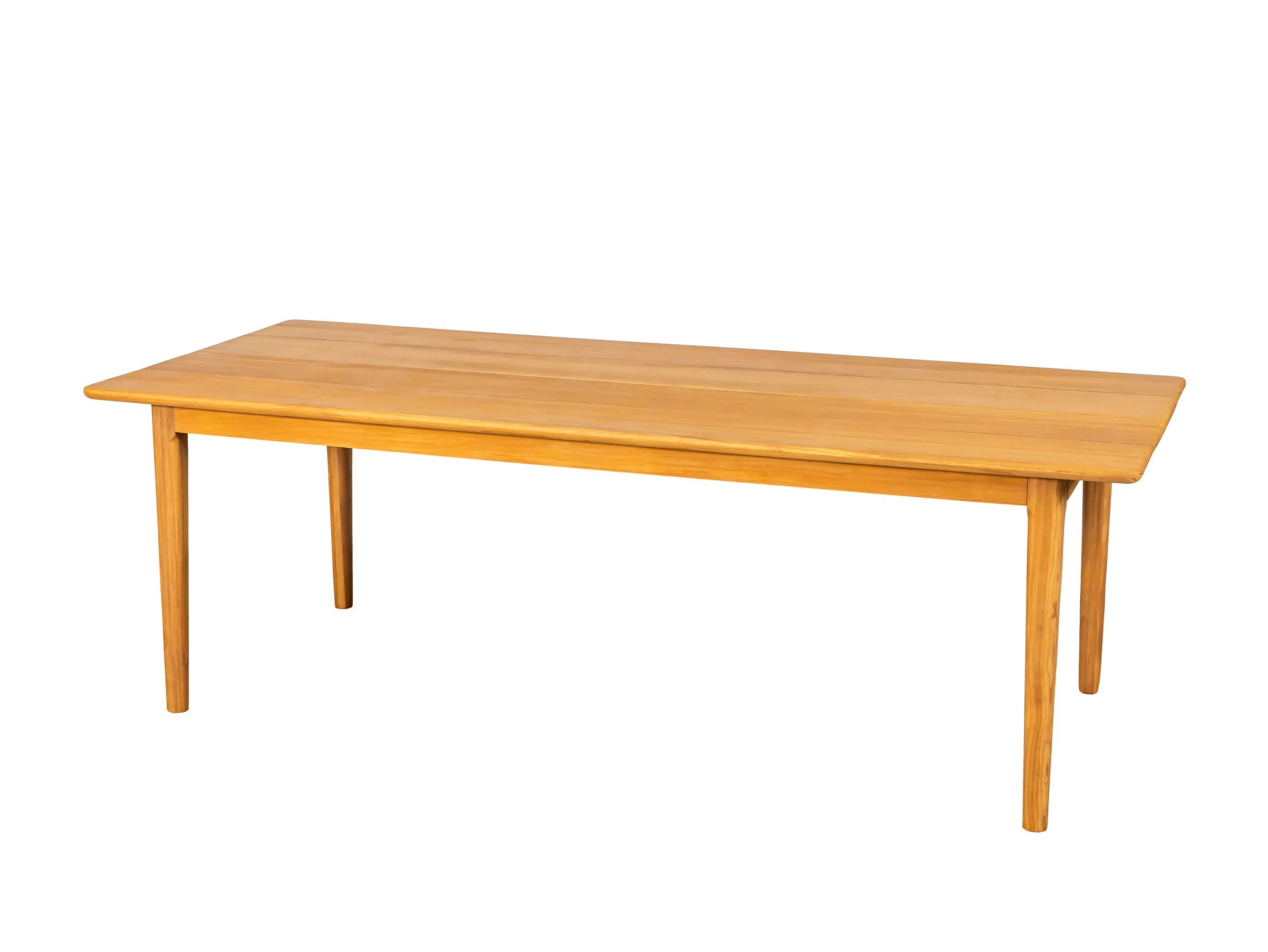 Farmhouse Style Garden Solid Wood Table Weather and Rot Resistan