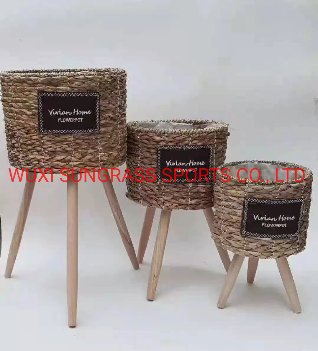 Kit Wicker Flower/Plant Pot for Garden (SUNP-W001)