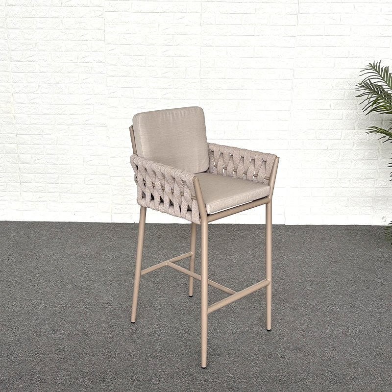 High End Luxury Garden Restaurant Bar Chair Outdoor Bar Stools