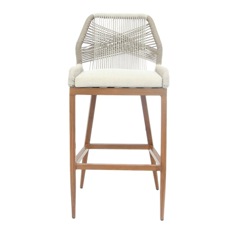 Best Patio Outdoor Garden Indoor Bar Chair Bar Stool with Cushion