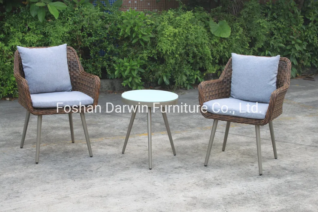 Wicker Table and Chair