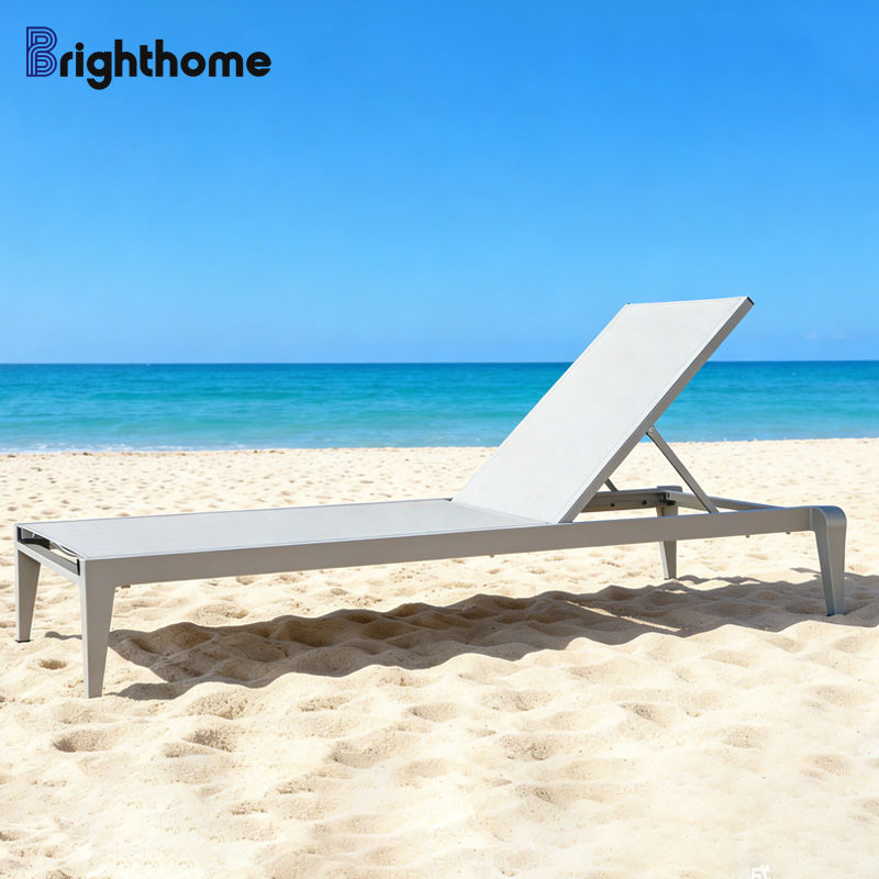 Factory Price Aluminum Laybed Pool Garden Outdoor Chaise Sun Lounger