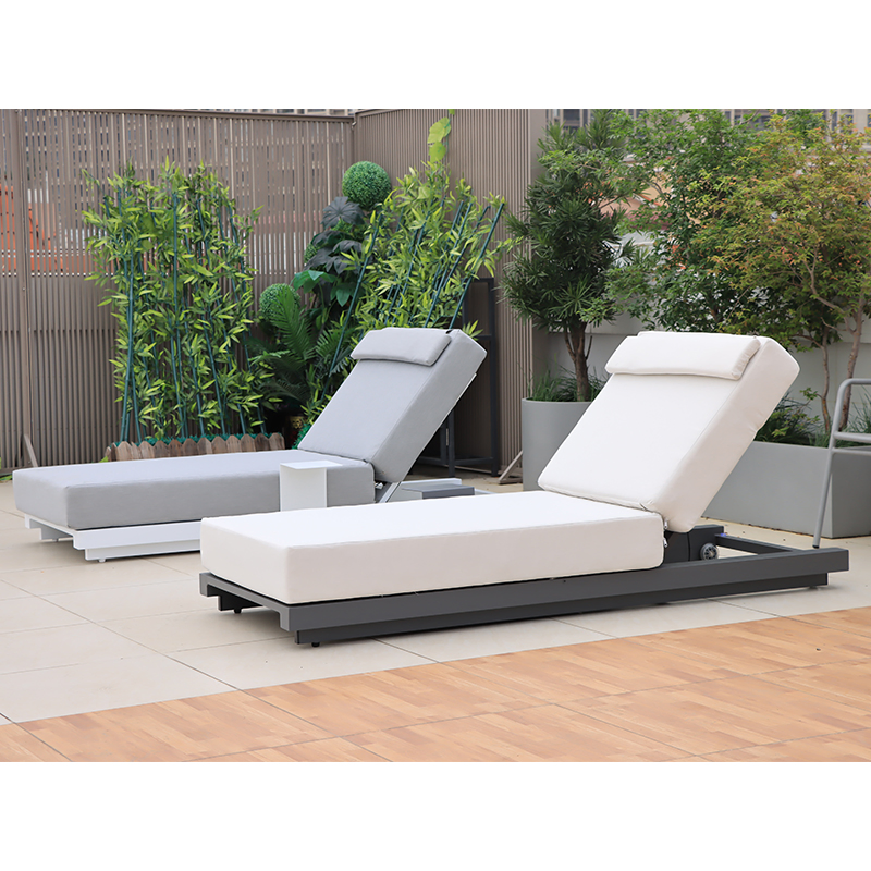 High End Outdoor Chaise Lounge Bench Garden Lounge Chair China Factory Modern Patio Leisure Chair Sunbed Sun Lounger