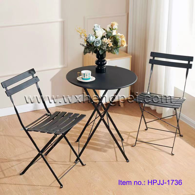 Indoor/Outdoor 3-Piece Foldable Bistro Set
