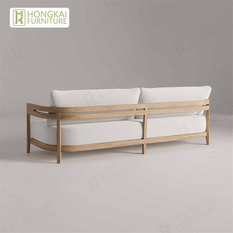 Wholesale Modern Style Teak Wood Sectional Sofa Outdoor Furniture Coffee Table for Patio Garden Furniture