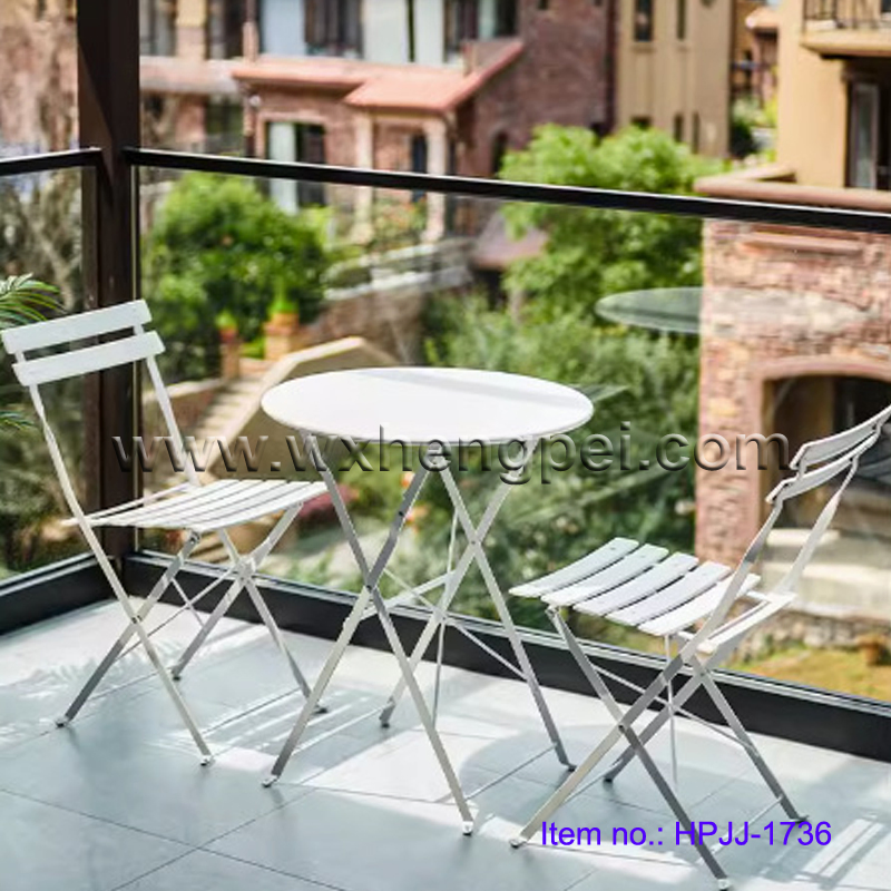 Indoor/Outdoor 3-Piece Foldable Bistro Set