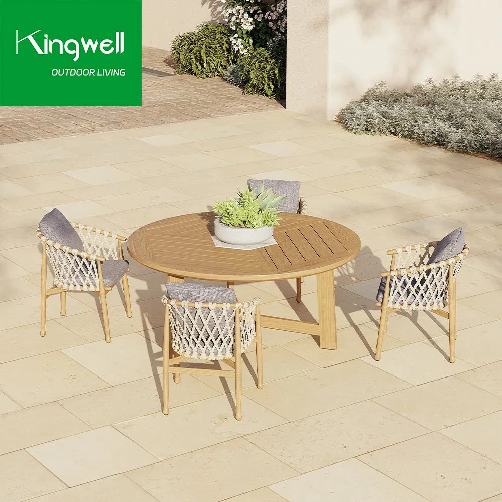 Kingwell Customized Luxury Patio Dining Set Outdoor Chairs and Table Sets