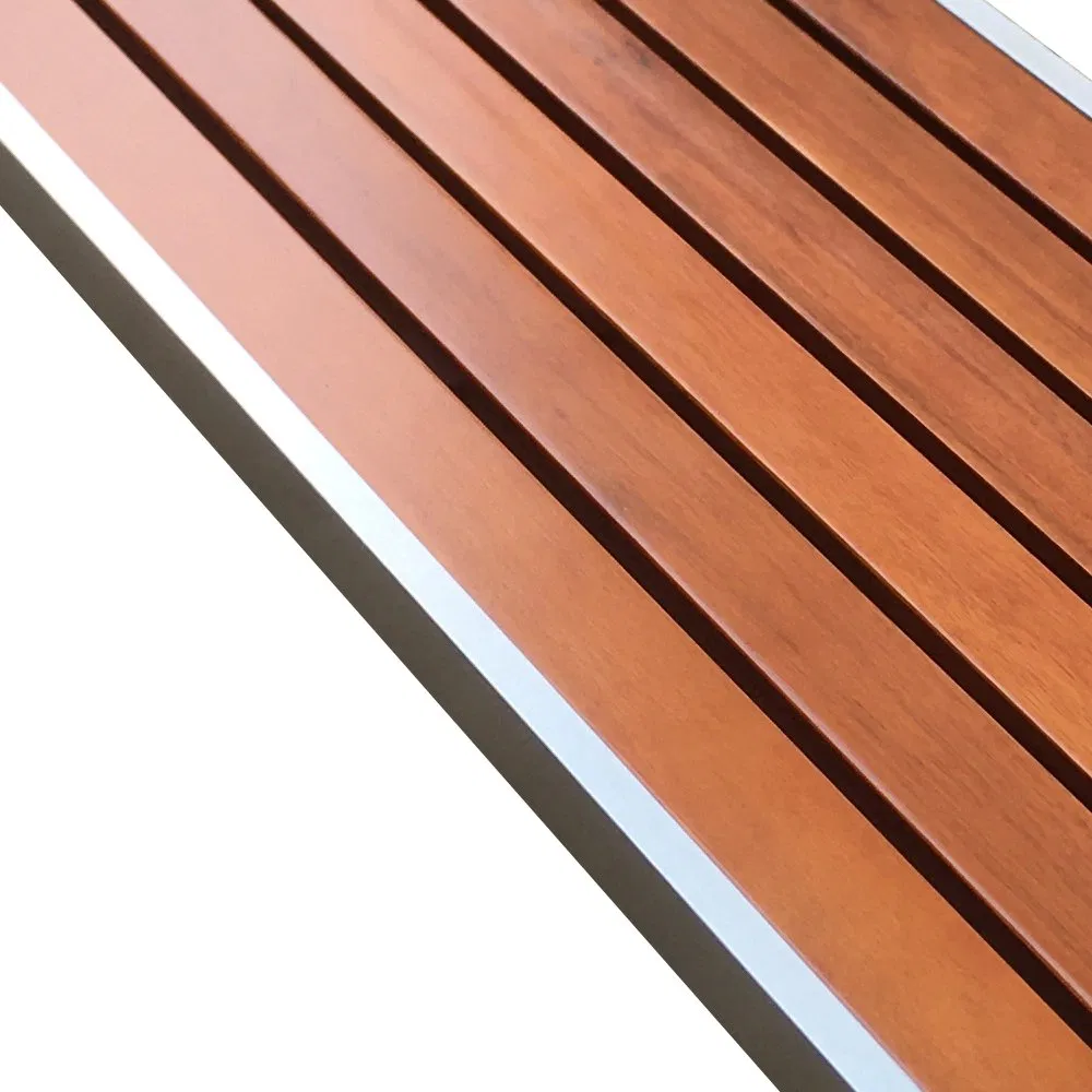 Waterproof Park Patio Wholesale Wooden Garden Leisure Outdoor Park Bench Without Backrest