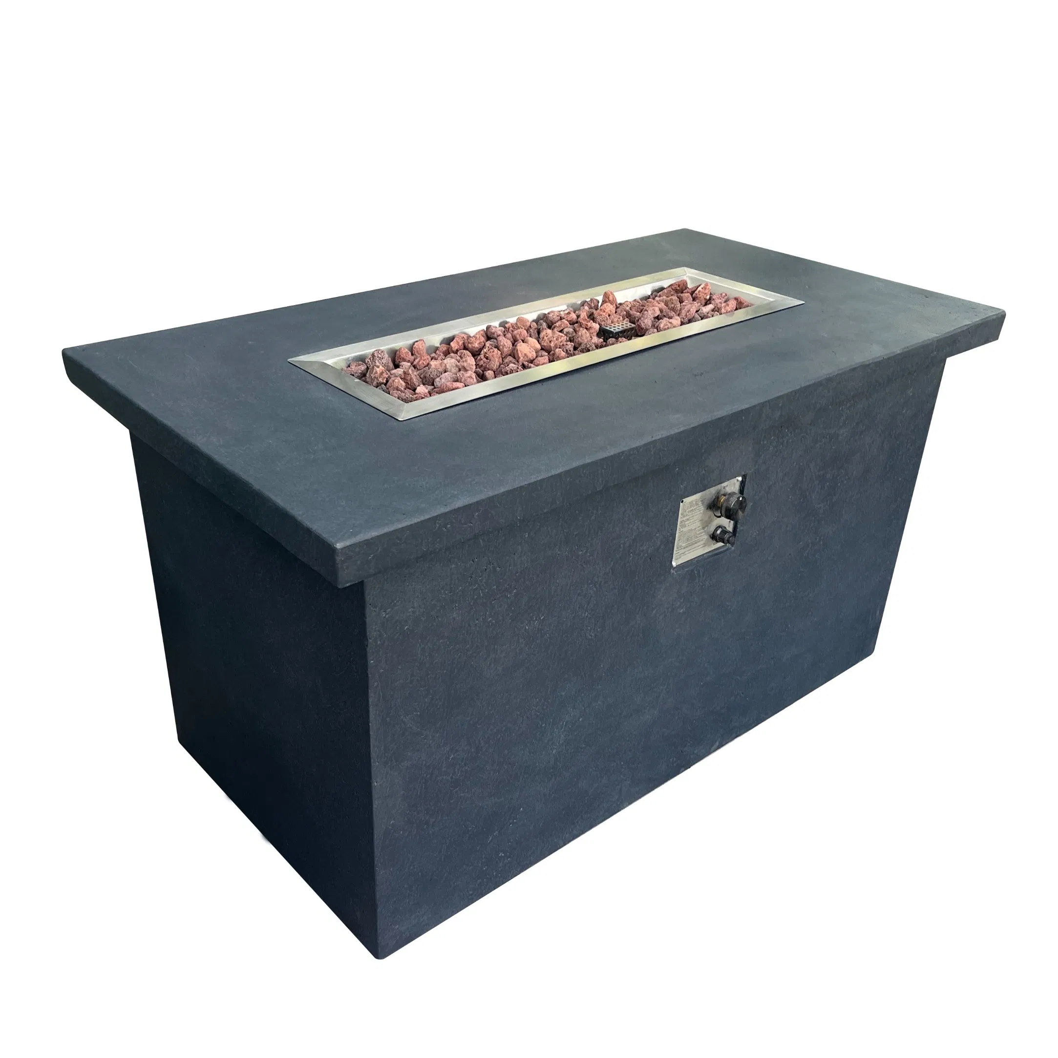 Outdoor Heating Gas Garden Patio Fire Table Outdoor Terrace Dining Fire Pits Table