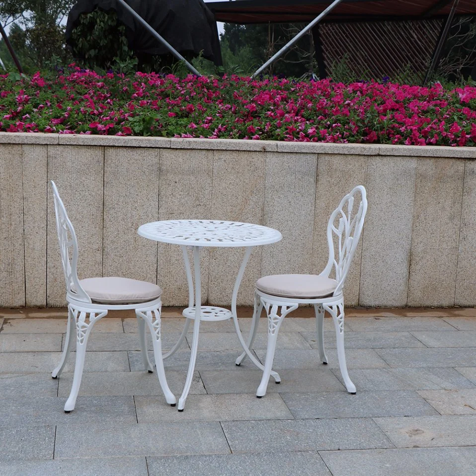 Cast Aluminum Patio Park Garden Furniture Set Outdoor Set Perform Desk/Table