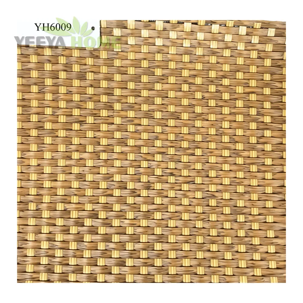 High Quality Durable Synthetic Waterproof PE Rattan Wicker for High-End Outdoor Furniture