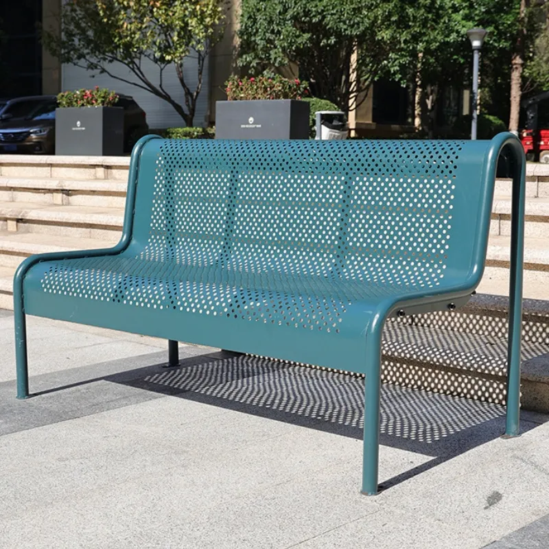 Metal Patio Bench Style 2