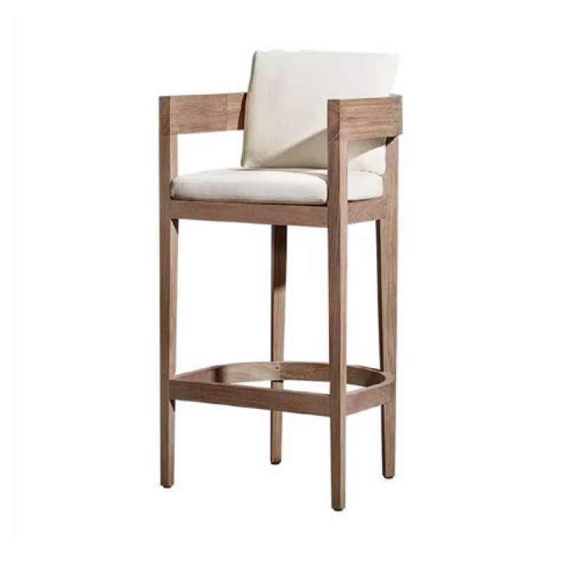 Customized Outdoor Teak Wood Furniture Set Courtyard Dining Chair and Table Garden Patio Furniture