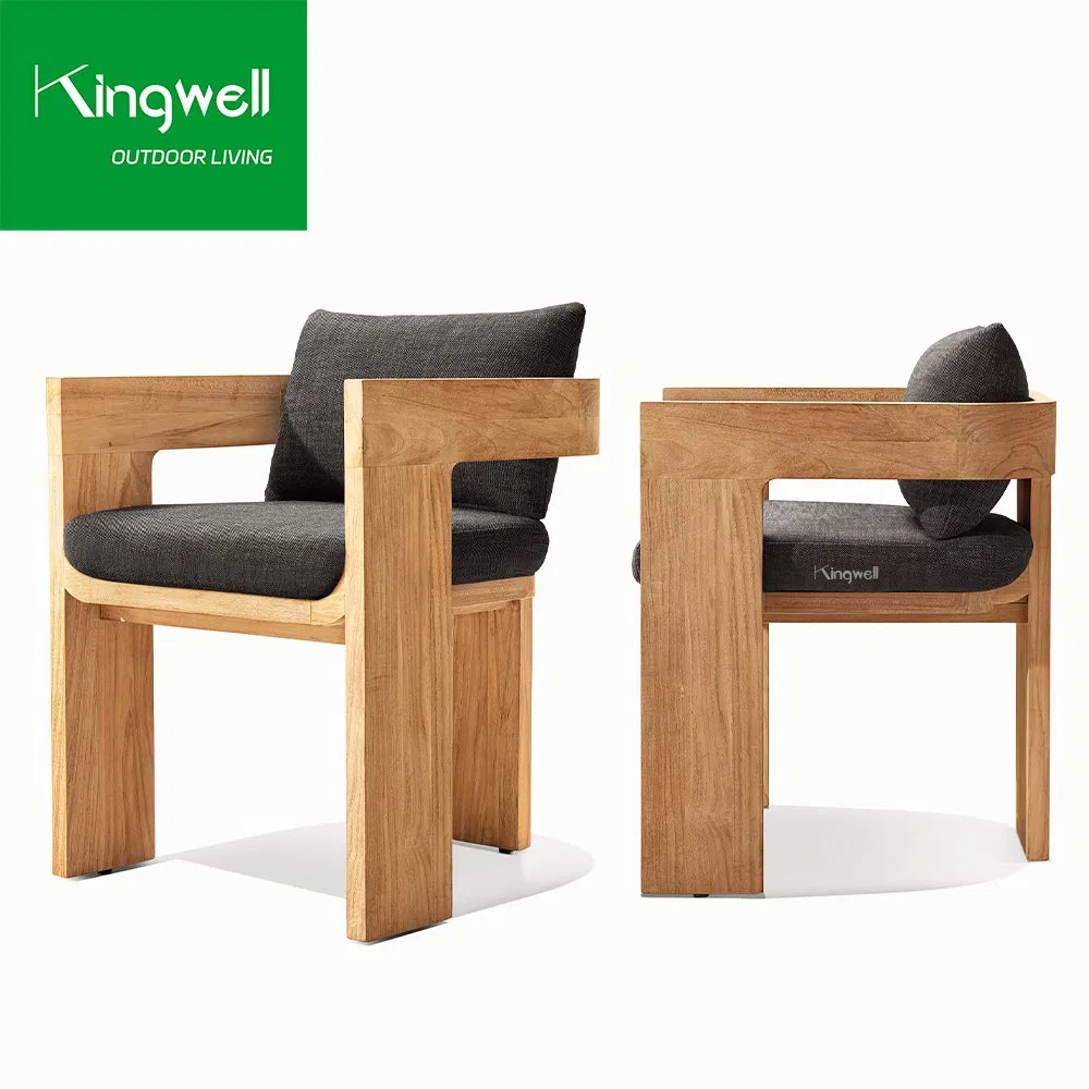 Hot Sale High Quality Rh Style Furniture Teak Wood Outdoor Dining Table for Garden Patio Balcony