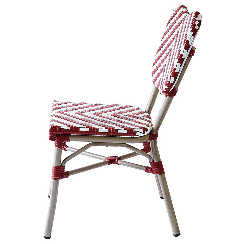 French Bistro Set in PE Rattan Frames for Indoor and Outdoor Use