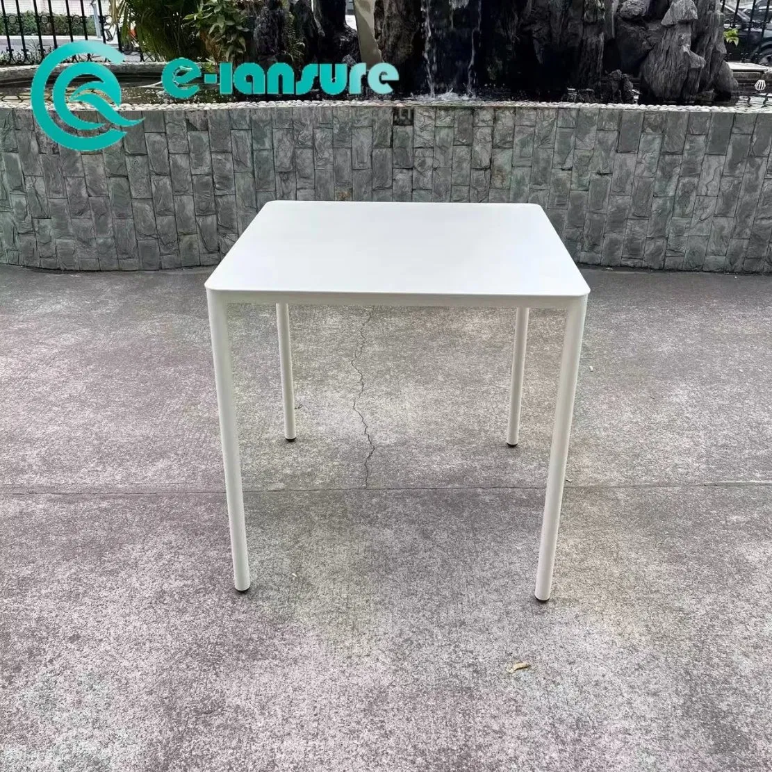 High Quality Factory Wholesale Durable Aluminum Garden Dining Set Table and Chair Set All-Weather for Villa Patio Garden