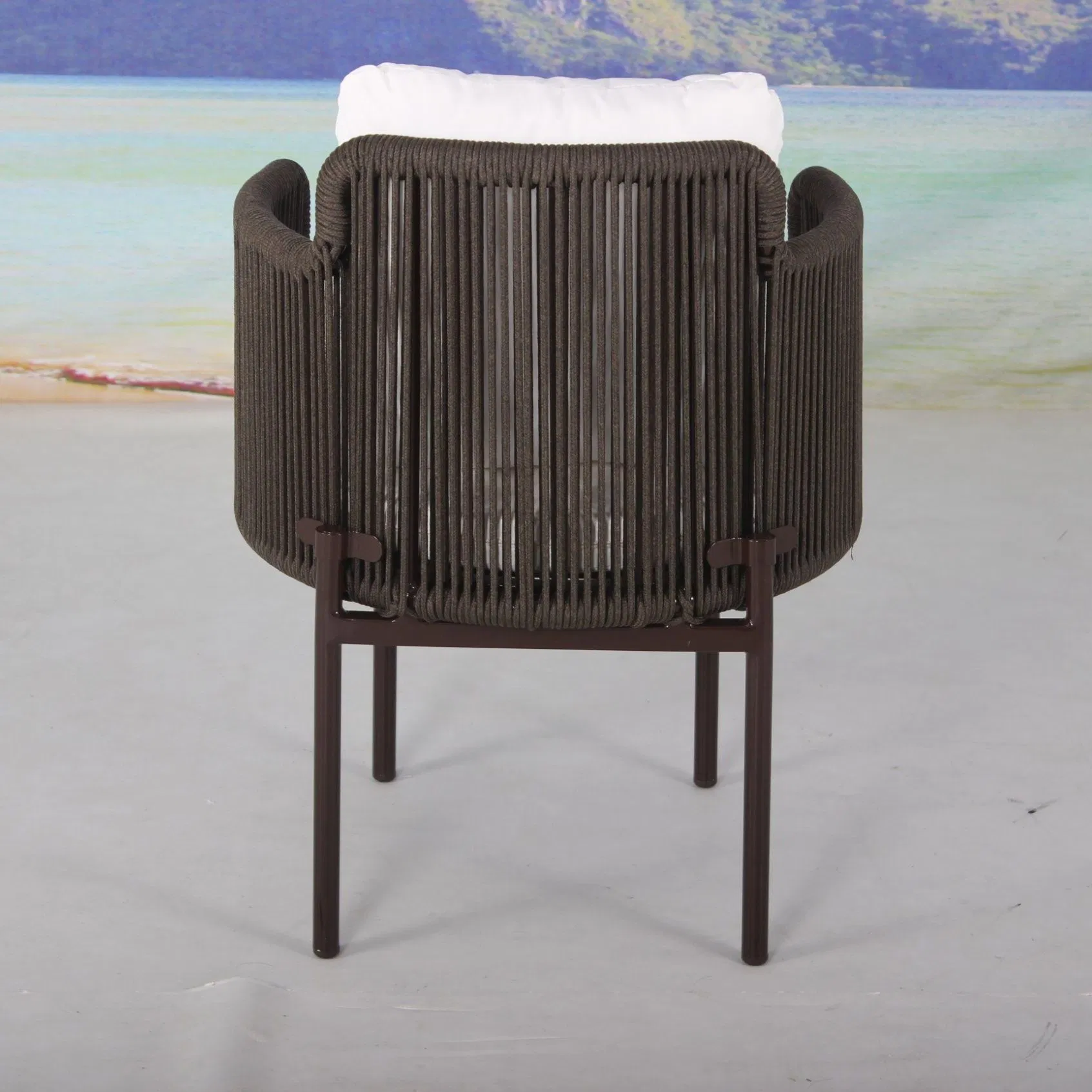 Luxury Garden Furniture 8 Seat Rope Chairs Patio Outdoor Dining Table Set