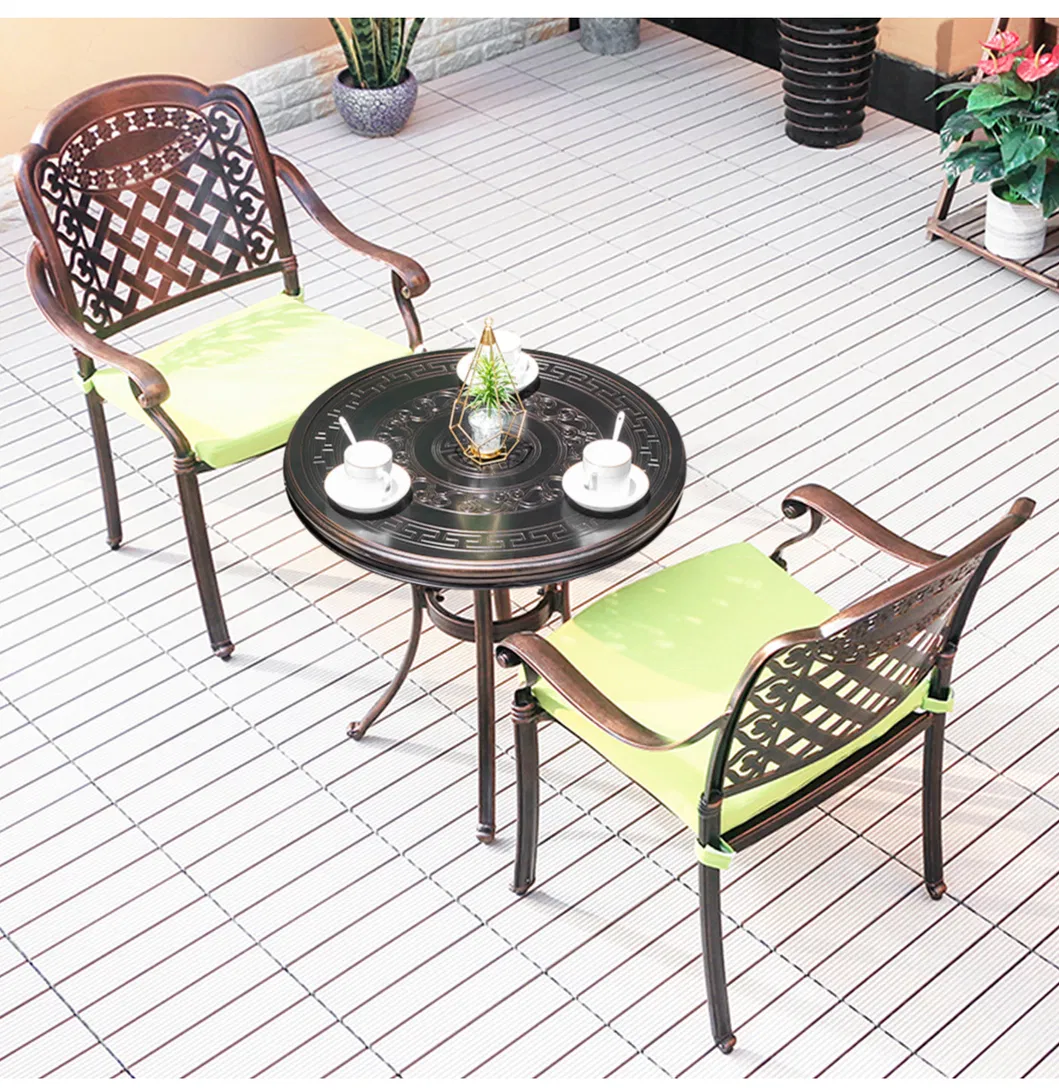 Cast Aluminum Furniture Detail