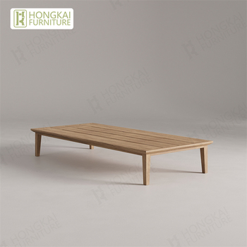 Wholesale Modern Style Teak Wood Sectional Sofa Outdoor Furniture Coffee Table for Patio Garden Furniture