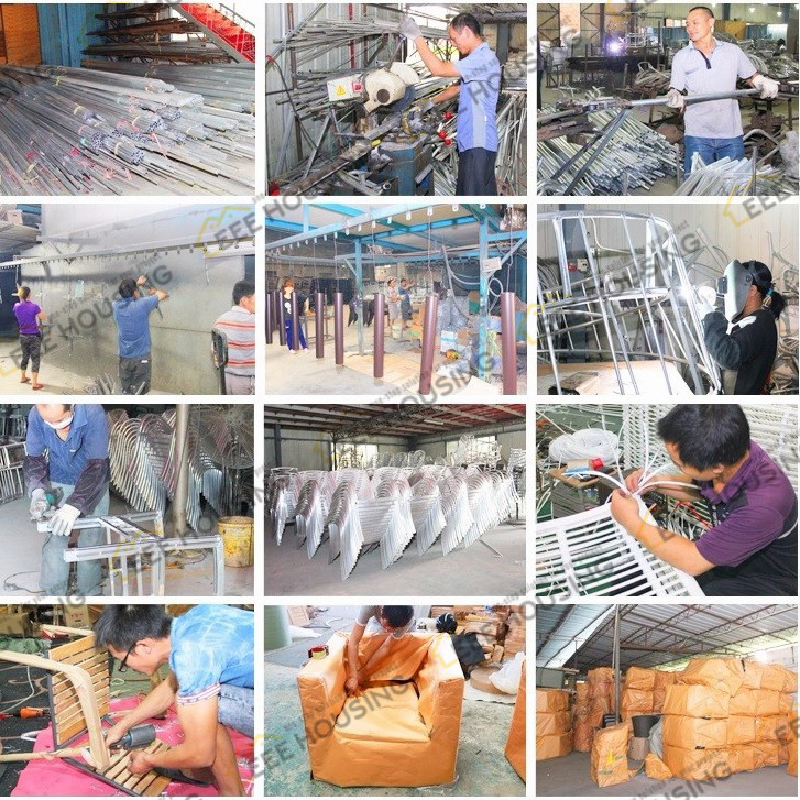 Factory Direct Supply Commercial Swimming Pool Side Outdoor Chaise Rattan Lounge Chair