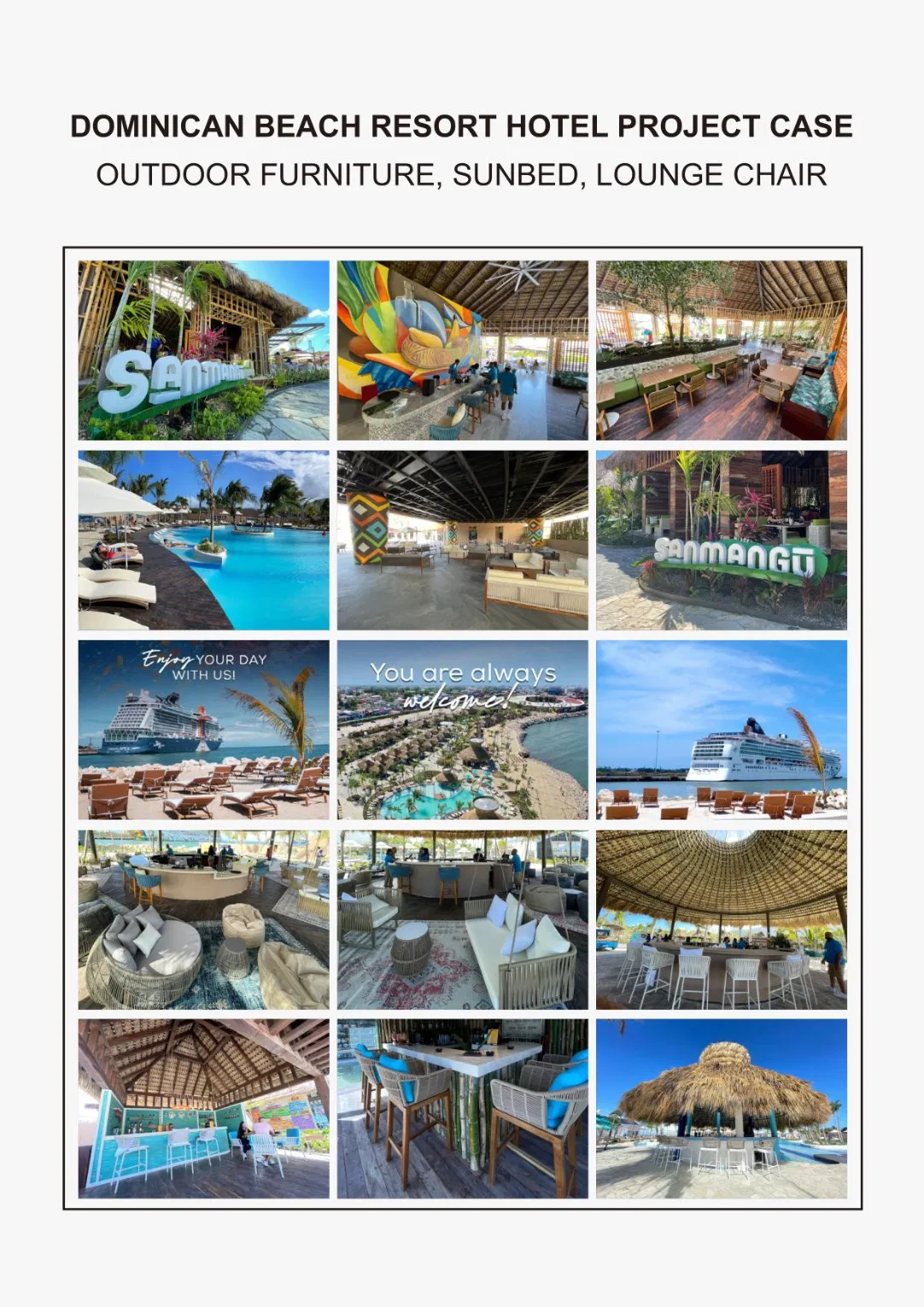 Hot Sale Natural Rattan Wicker Rope Teak Villa Backyard Home and Garden Sofas Outdoor Seating Sofa Set Furniture Outdoor Garden