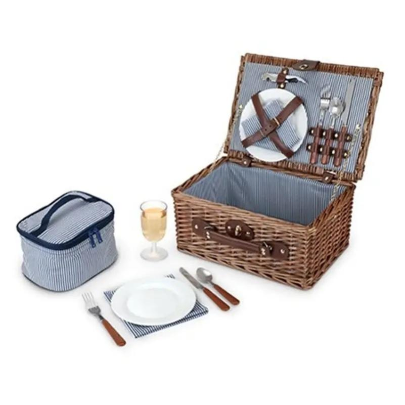 Good Quality Wholesale Insulated Picnic Basket Wicker in Stock with Fast Dispatch