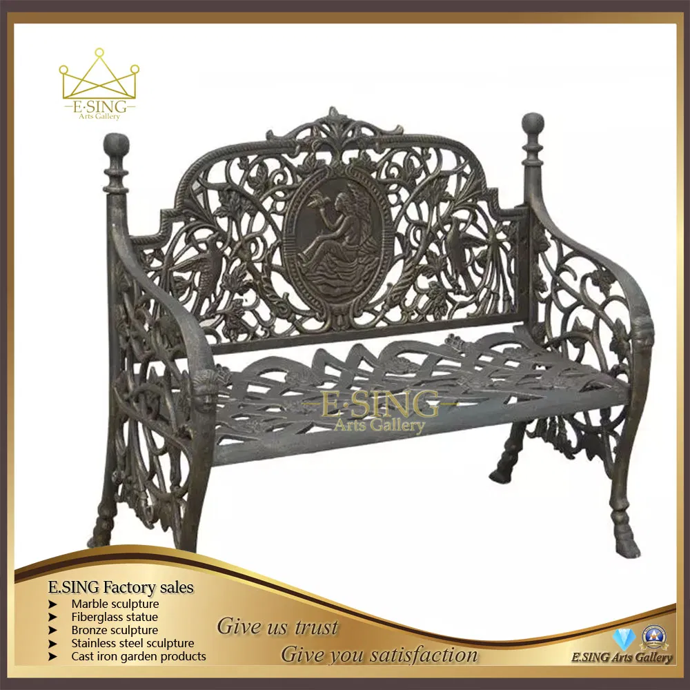 Garden Furniture Iron Casting Bench View 1